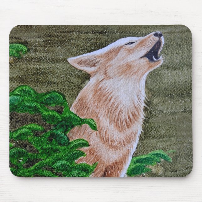 Howling Coyote Mousepad (Vorne)