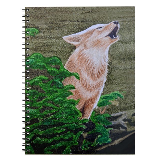 Howling Coyote Notizblock (Vorderseite)