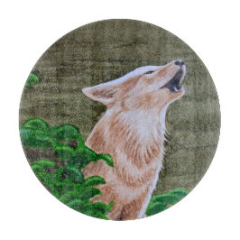 Howling Coyote Schneidebrett