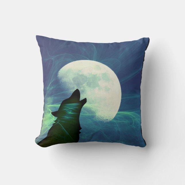 Howling Moon Kissen (Vorderseite)