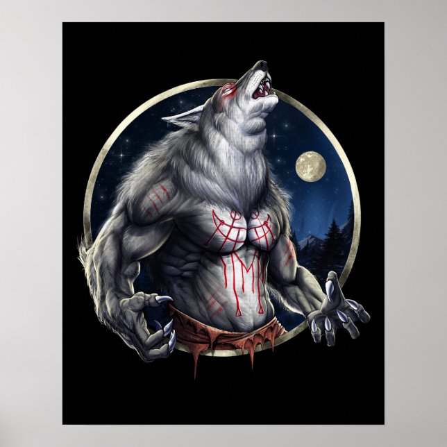 Howling Werewolf Poster (Vorne)