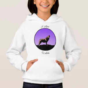 Howling Wolf au coucher du soleil - Original Wildl