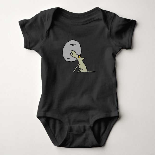 Howling Wolf Baby Strampler (Vorderseite)