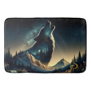 Howling Wolf Badematte