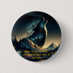 Howling Wolf Button