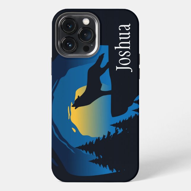 Howling Wolf Case-Mate iPhone Case 13 Pro Max Hülle (Rückseite)