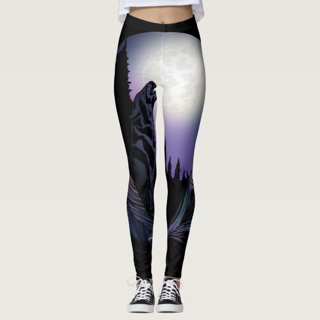 Howling Wolf Leggings (Vorderseite)