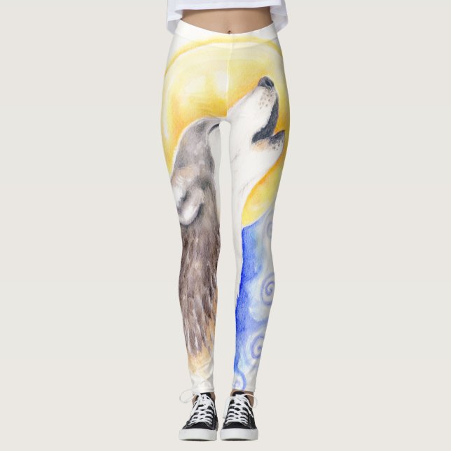 Howling Wolf Leggings (Vorderseite)