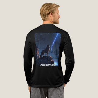 Howling Wolf Lightning Cliff T - Shirt