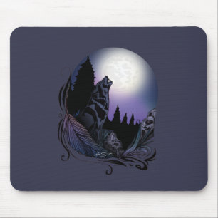 Howling Wolf Mousepad