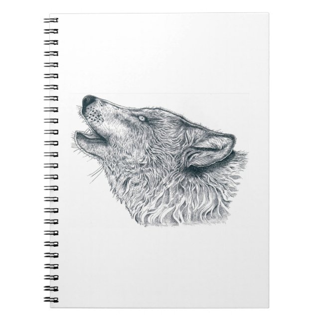 Howling Wolf Notizblock (Vorderseite)