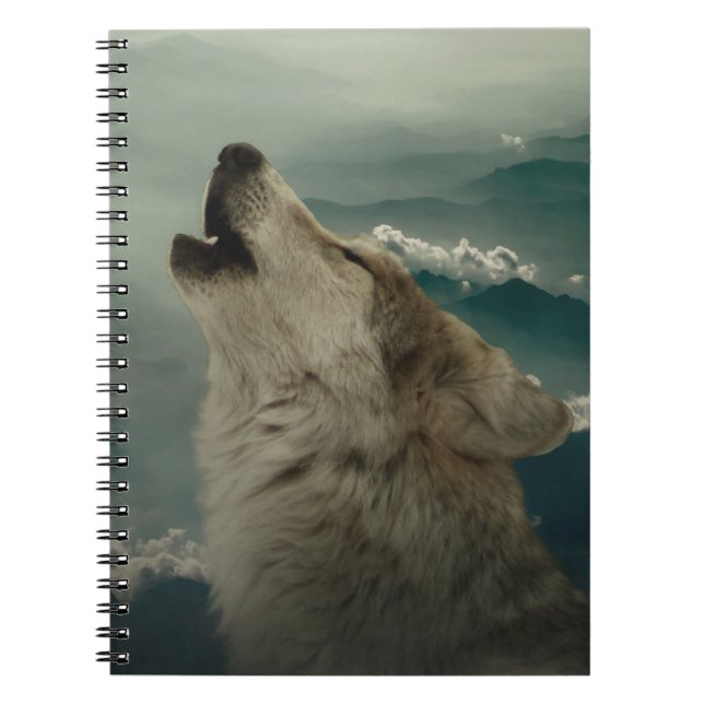 Howling Wolf Notizblock (Vorderseite)
