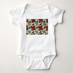 Howling Wolf Quilt Baby Strampler