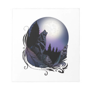 Howling Wolf (Signature Design) Notizblock