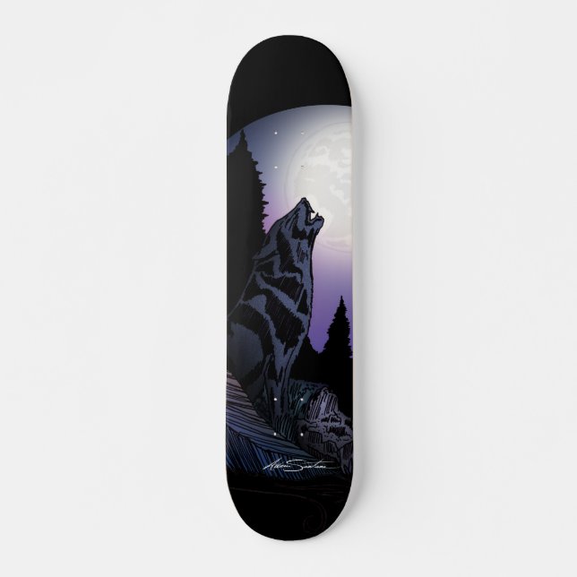 Howling Wolf Skateboard (Vorne)