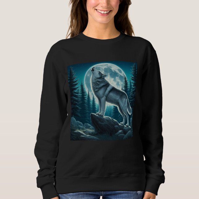 Howling Wolf Sweatshirt (Vorderseite)