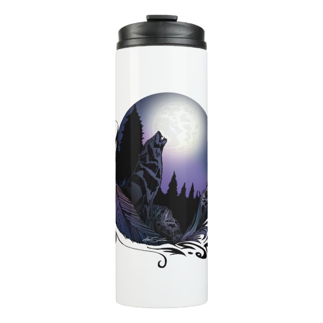 Howling Wolf Thermosbecher (Vorderseite)
