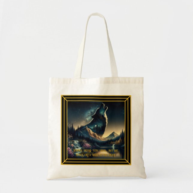 Howling Wolf Tragetasche (Vorne)