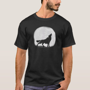 Howling Wolf und Big Moon Cool T-Shirt