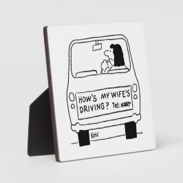 How's My Wife's Driving? Fotoplatte