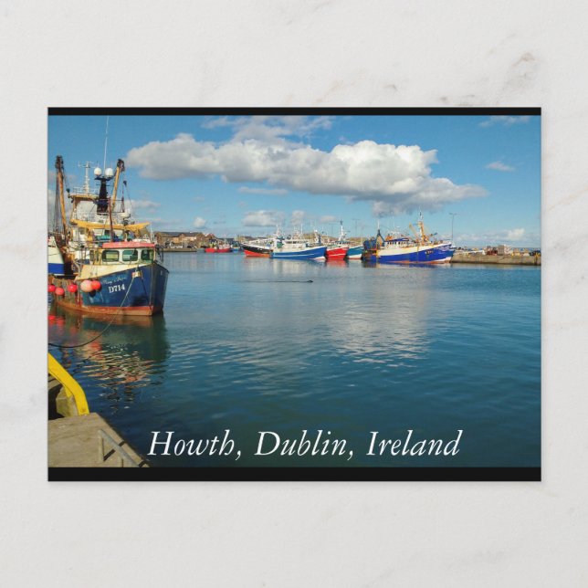 Howth, Dublin, Irland Postkarte (Vorderseite)