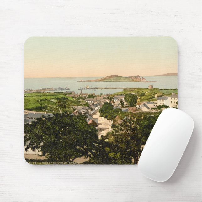 Howth und Irlands Auge Mousepad (Mit Mouse)