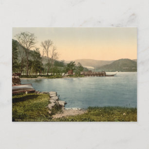 Howtown Pier, Lake District, Cumbria, England Postkarte