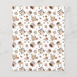 Howy Owl Design Scrapbooking Paper
