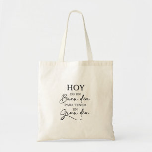 Hoy es un buen dia Bolso de tela Tragetasche