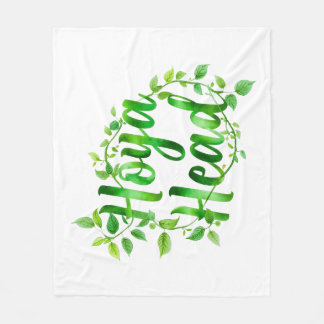 Hoya Kopf Pflanzenliebhaber Design – Cute Minimali Fleecedecke