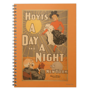 Hoyt's A day and a night in New York City Play Notizblock