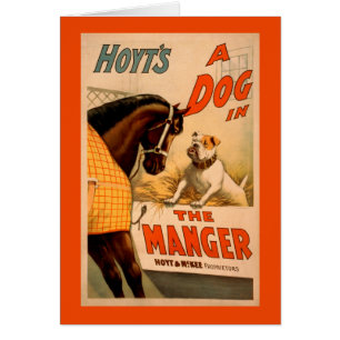 Hoyts a-Hund im Krippen-Theater-Plakat