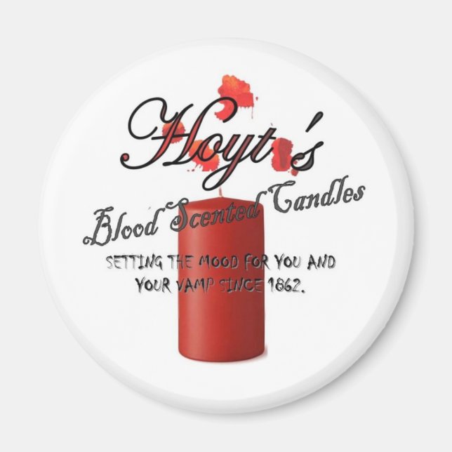 Hoyt's Blood Scented Candles Magnet (Vorne)