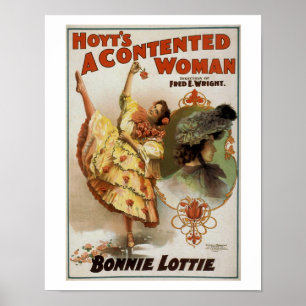 Hoyts Theaterplakat für A Contented Woman Vintage Poster