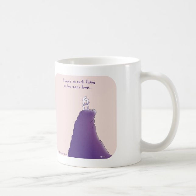 HP374 "Harold Planet" zu viele Umarmungen Kaffeetasse (Rechts)