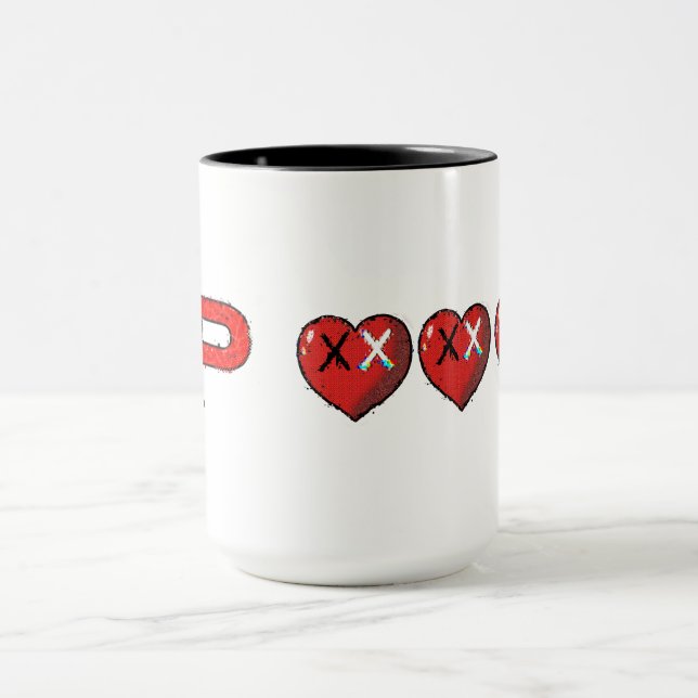 HP-Herz-Emote-Tasse Tasse (Zentrum)