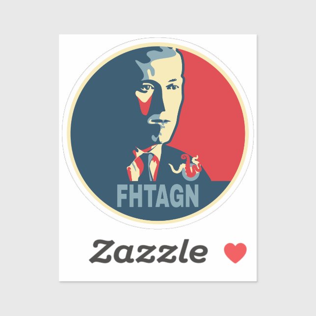 HP Lovecraft FHTAGN Hope Style Aufkleber (Blatt)