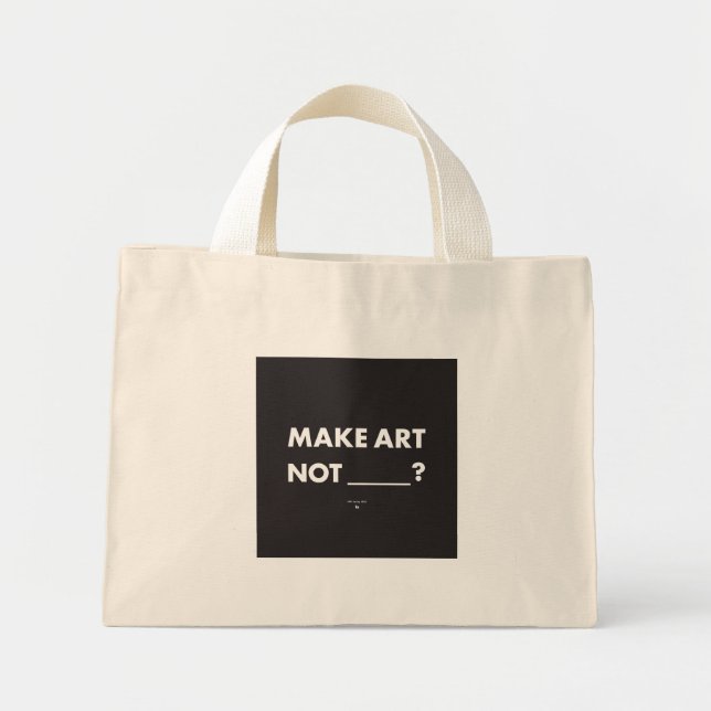 HPP KUNST NICHT _____? Kleine Tasche (Vorne)