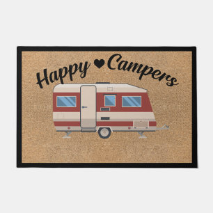 Hppy Camper Familiengeschenk, Camping LKW Fußmatte