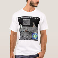 HPT Earth-Felsen auf dem Mond-T-Shirt