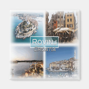 HR0029 Europa, Kroatien, Rovinj, Kühlschrank Magnet