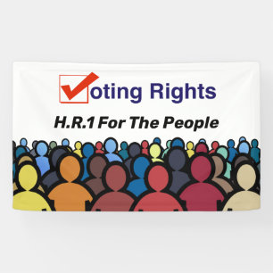 HR1 Stimmrecht für das Volk Gesetz Banner