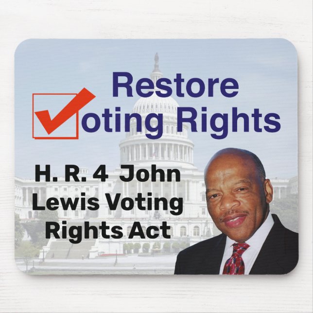 HR4 John Lewis Voting Rights Act Mousepad (Vorne)