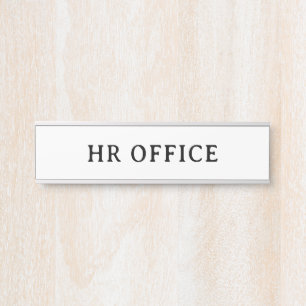 HR-BÜRO Professionelles modernes Türschild