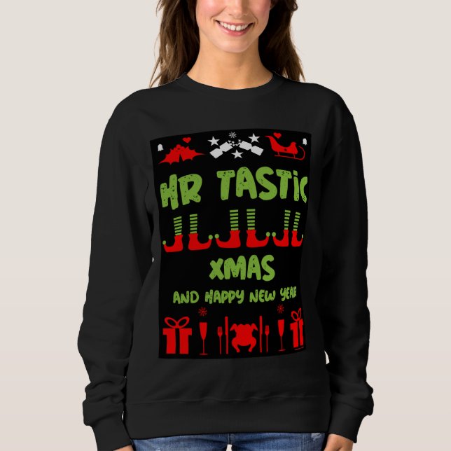 HR Christmas Geschenke Kaffee Sweatshirt (Vorderseite)