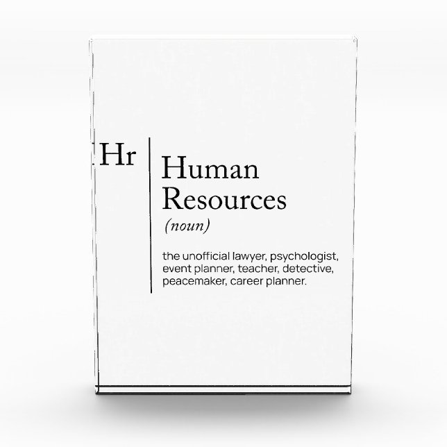 HR Definition-Wörterbuch Fotoblock (Vorderseite)