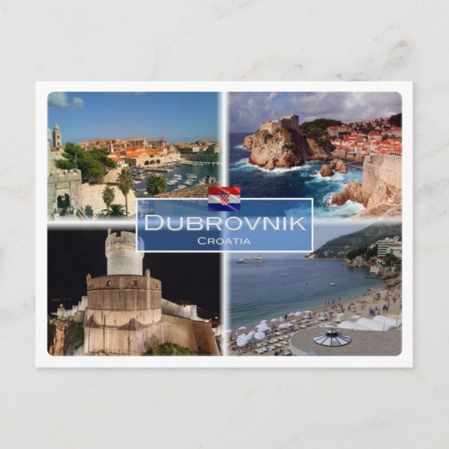 HR Kroatien - Dubrovnik - Postkarte (Vorderseite)