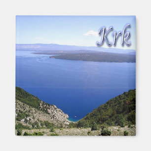 HR - Kroatien - Krk mit Cres Magnet