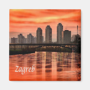HR - Kroatien - Zagreb Magnet