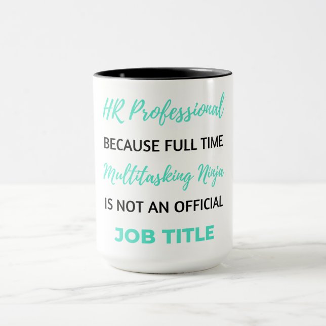 HR Professional Beursache Full Time Multitasking 2 Tasse (Zentrum)